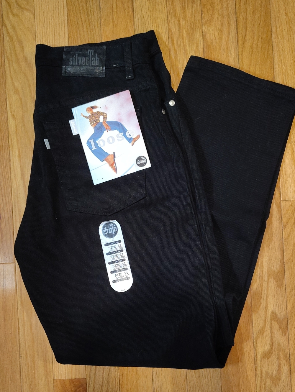 Levi's SilverTab 560 Jeans Black LOOSE Fit Jeans